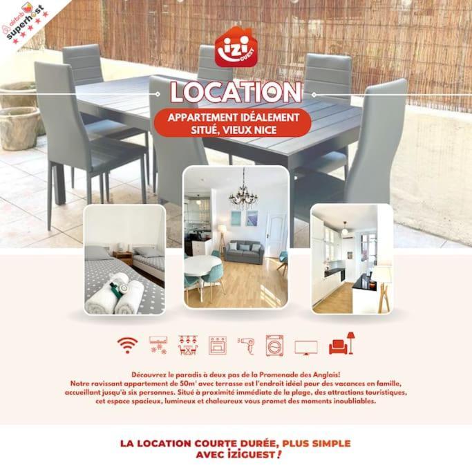 Saint Philippe - T3 Terrasse Pres De La Plage Niza Exterior foto